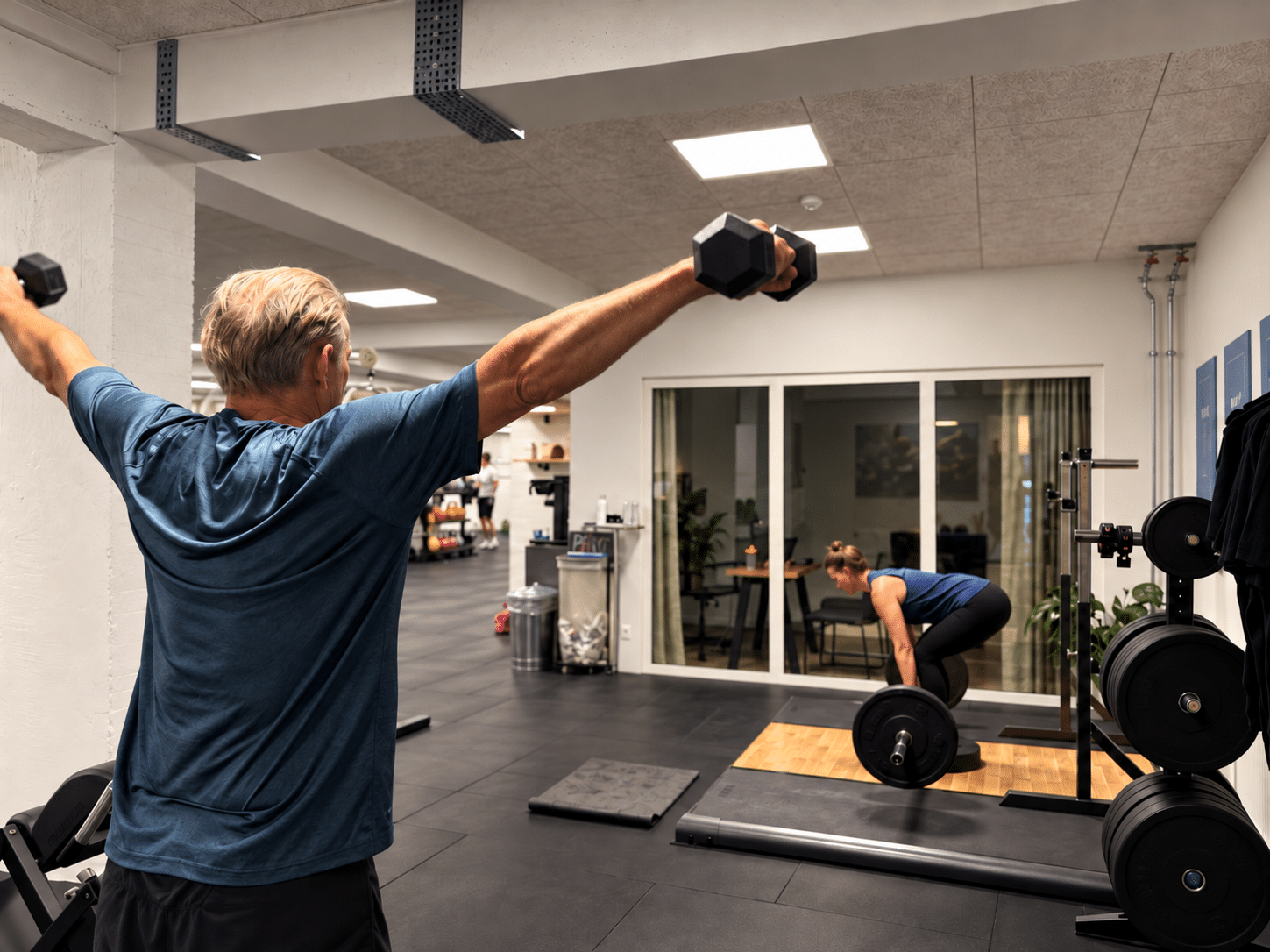 Træning i Meiers Gym på Østerbro i Odense